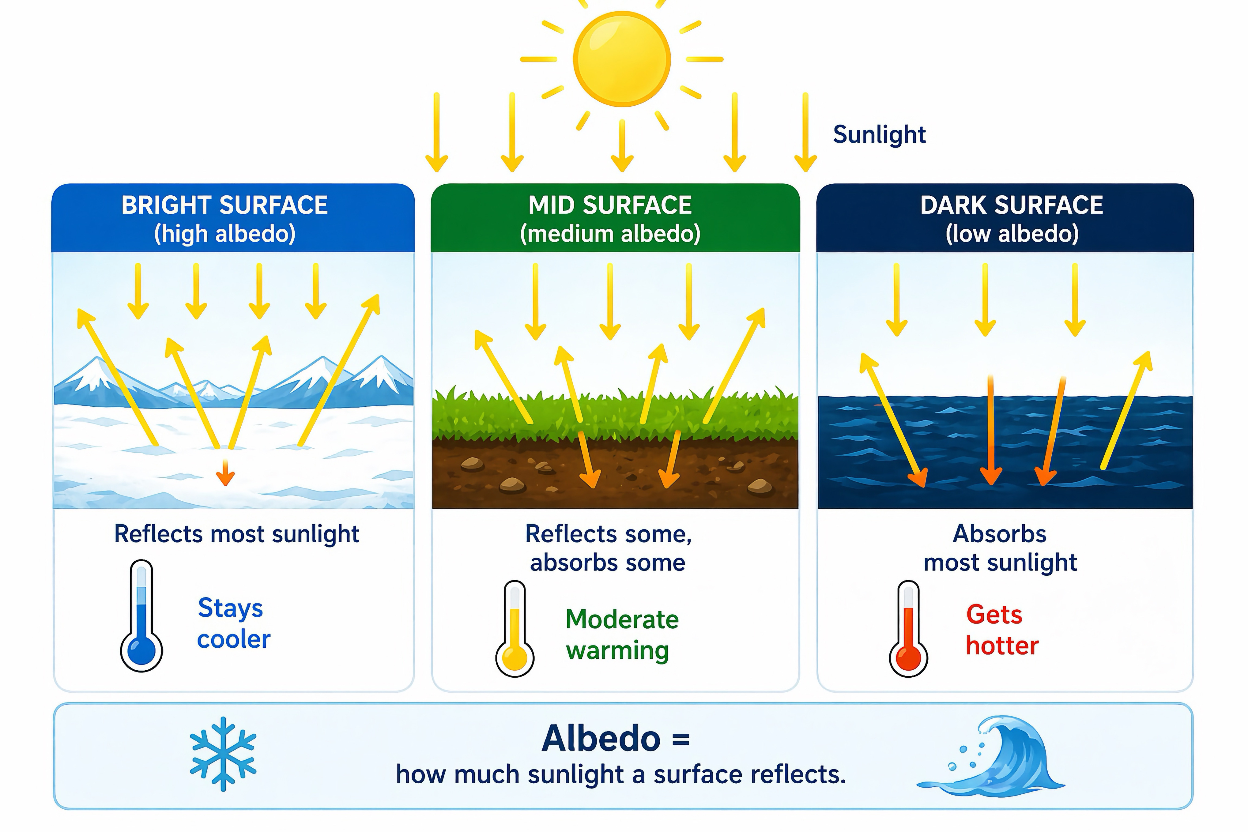 The albedo eﬀect